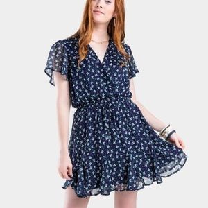 Blue Francesca’s floral dress size M